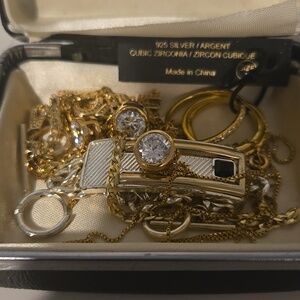 Bundle Jewelry 925 Gold Plated Necklaces  925 Sterling Silver